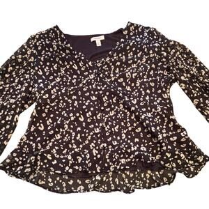 Nine West Size Lg Womens Blouse Career Business Casual Preppy Suit Separate